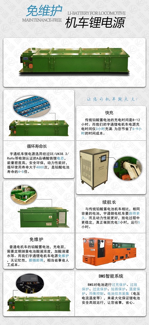 礦用鋰電池電機車(chē)