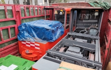 兩臺鋰電池湘潭電機車(chē)發(fā)往河南